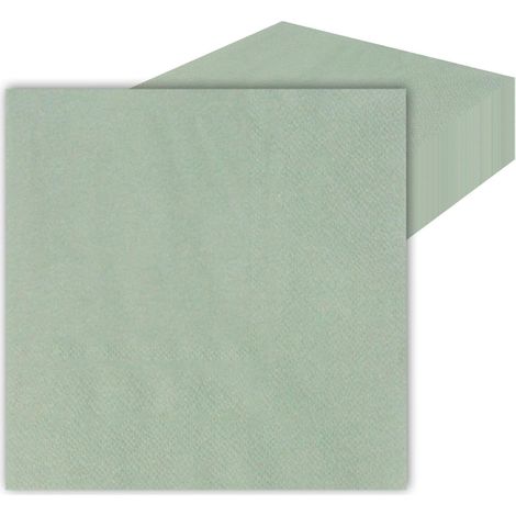 Lot de 40 Serviette Papier, 33x33cm Serviette Papier Fleur Serviettes Papier Vichy Serviettes de Jetables Décoration de Table pour Mariages, Communions, Anniversaires, Noël (Vert Sauge) (1/5)