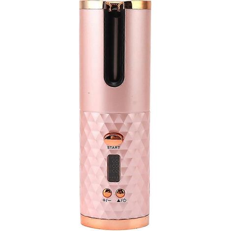 Fer à friser automatique sans fil, fer à friser à chauffage rapide rechargeable par USB (1/5)
