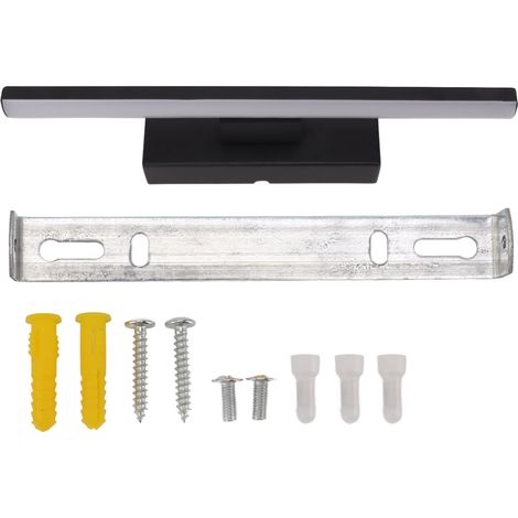 LED Strip Wall Lamp Rotatable Wall Sconce Bedside Table Reading Light for Reading Makeup Home Lighting Warm White Light 85‑265V