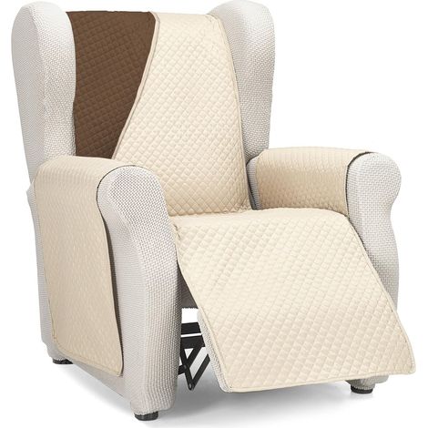 Housse de canapé 1 Place/Relax - Beige/Brown (1/5)