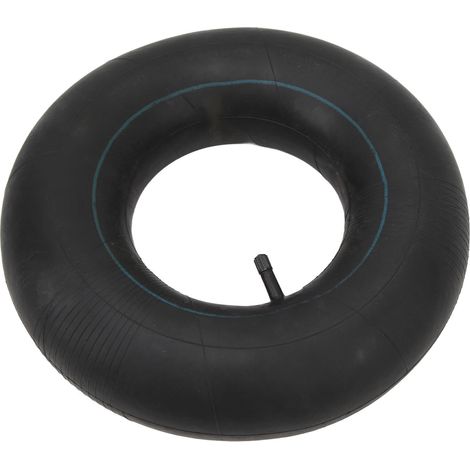 Chambre à air avec valve droite 5.00 6, chambre à air de rechange en caoutchouc épais pour tondeuse à gazon, chariot, vélo de plage ou kart (1/5)