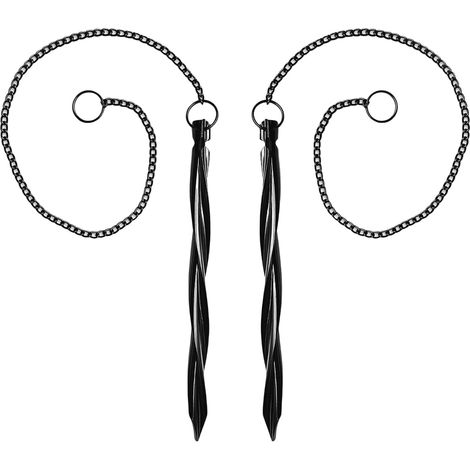 Piquet pour Chaîne de Pluie Accessoires pour Système de Drainage,2 Pièces (1/5)
