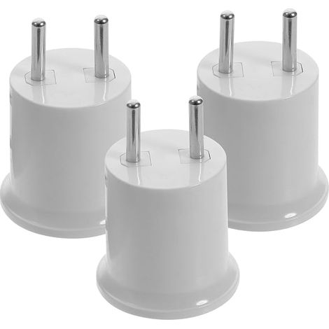 Adaptateurs Douille Ampoule E27/e26 en ABS et cuivre Forte conductivité Lot de 3 Simple d'utilisation, pour Lampes LED et veilleuses (1/5)