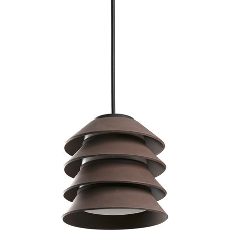 TOBA Suspension avec pavillon marron (1/2)