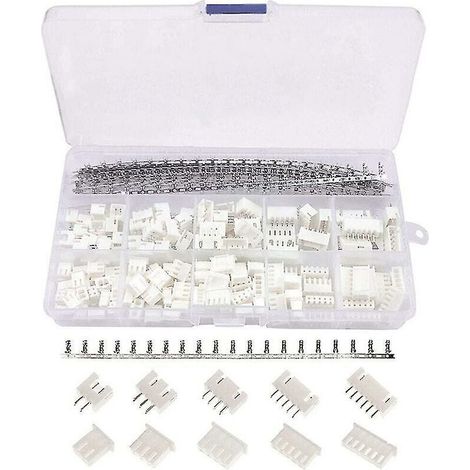 Green Mobility-Kit de connecteurs Jst 460 pièces, Jstxh, connecteurs mâle/femelle 2/3/4/5/6 broches, bornes de connecteurs à broches femelles 2.54mm (1/5)
