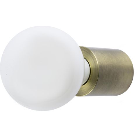 Faro Ten - Vela de interior 1 luz, lámpara de pared / techo, oro antiguo, E27 (1/5)