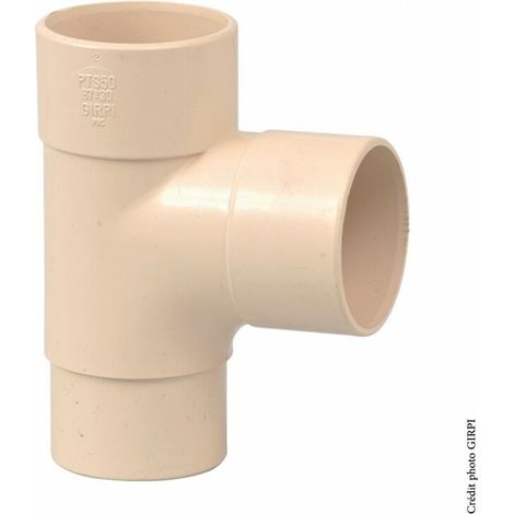 Culotte 87.3° pvc sable, Dév.16 cm Diam.50 mm (1/2)