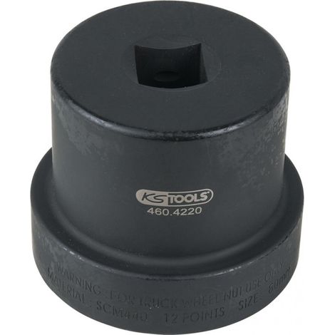 KS TOOLS Douille pour écrous moyeux avec guide 1', 12 pans, 90 mm ( 460.4230 ) (1/3)