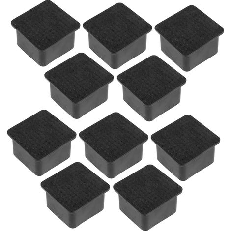 Lot de 10 protège-pieds de chaise, revêtements antidérapants en PVC (1/5)