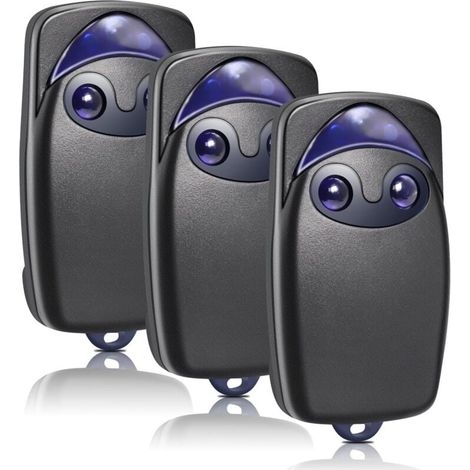 Telecommande Portail pour Flo2r-s, 3PCS 433,92 MHz Telecommande Porte de Garage Compatible avec Flo2R-S, 2 Canaux