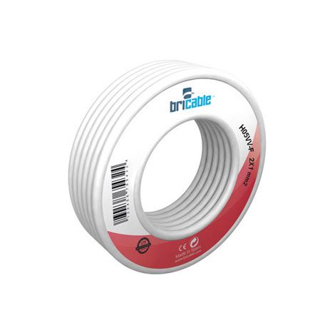 CABLE.ELECT 3X2,5Ã˜ BLANC 5M - EHLIS