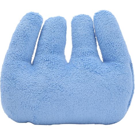 Attelle anti-contracture de la main, coussinets palmaires séparateurs de doigts bleu, dispositif de rééducation pour entrainement des doigts et de la paume. (1/5)