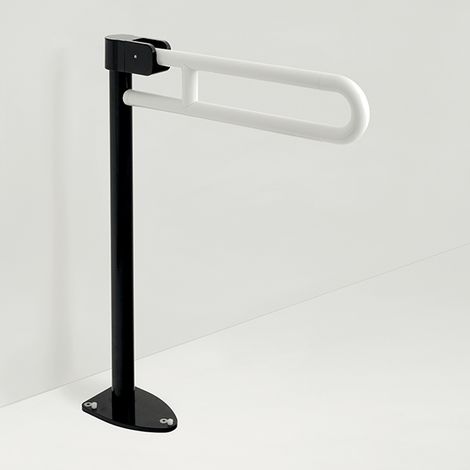 pba 01 Stützklappgriff, PRH 715mm aus Nylon für Bodenmontage