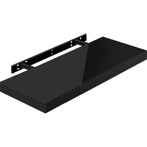 WOLTU Étagère Murale, Tablette Murale Panneau de Bois, Étagère Flottante, Étagère à Livres, 60x22, 9x3, 8cm, Nior RG9478sz