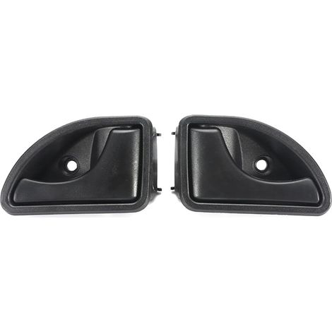 CCYKXA Türinnengriff vorne links und rechts, kompatibel mit Renault Kangoo I 1997–2007, Twingo I 1993–2007 – Typ A, schwarz, links und rechts