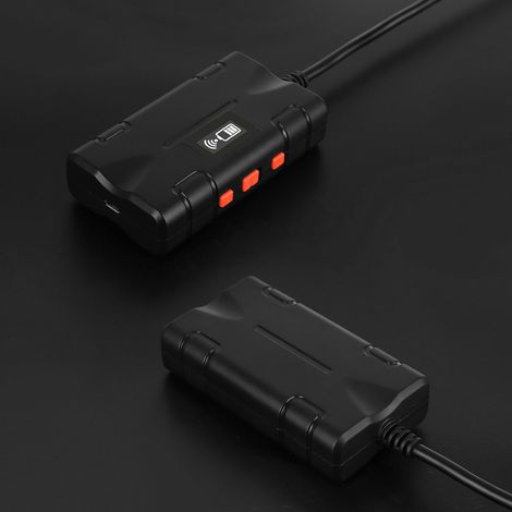 Endoscope industriel WiFi avec caméra d'inspection haute définition 1080p, objectif de 8 mm de diamètre, 8 LED réglables intégrées, étanche IP67, compatible smartphones iOS/Android (1/4)