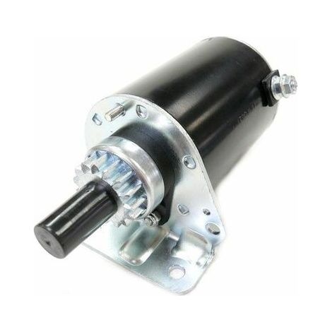 Starter for Briggs & Stratton twin-cylinder engines with 15-tooth metal gear, compatible with models 350000/380000 (1/4)