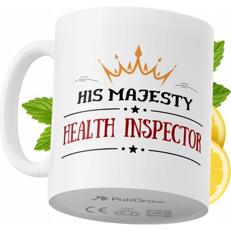 Lustige Tasse für Gesundheitsinspektoren – Kaffee- oder Teetasse mit witzigem Textdesign – ideal für Geburtstage, Namenstage, Feiertage und besondere Anlässe. Hochwertige Tasse für Zuhause, Büro und A