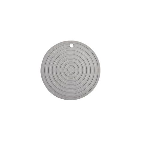 Tapis rond ondulé en silicone de 24 cm de diamètre, anti-brûlure et isolant thermique (1/4)
