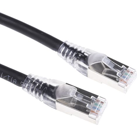 Cordon Cat6a RJ45 mâle/RJ45 mâle, S/FTP, 5m ( Prix pour 1 ) (1/3)