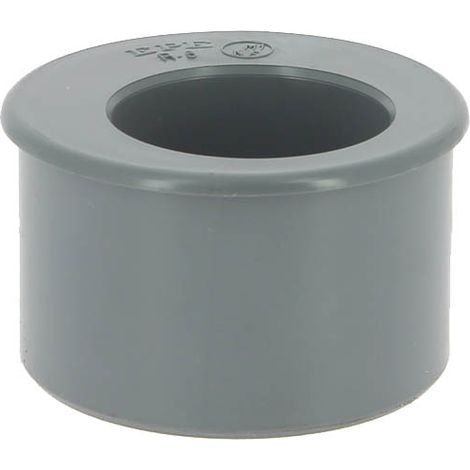 Adequa – Raccord mâle-femelle PVC réduit Ø80-50 – Filetage entrée 50mm – Fixation rapide – Pour installations sanitaires