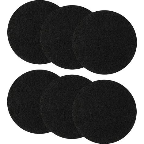 6er-Pack Küchenkompostfilter, Aktivkohlefilter, Ersatzfilter für Komposter (6,25 Zoll) (1/5)
