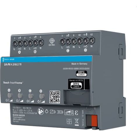 Busch-Jaeger Dimmaktor DA/M.4.315.2.11 4x315W REG