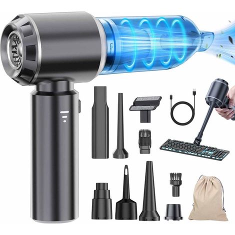 Aspirapolvere elettrico senza fili 4 in 1 + soffiatore per polvere 16000 Pa 100 W
