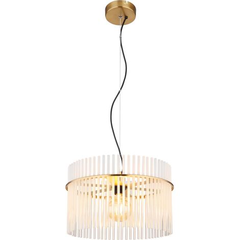 Globo - lámpara colgante - GORLEY - dorado - vidrio - Ø 40cm - (1/3)