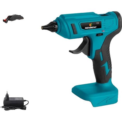 Pistolet à colle thermofusible sans fil, température de 280 °C, réparation de bricolage domestique Portable, prise ue à 2 batteries (1/2)