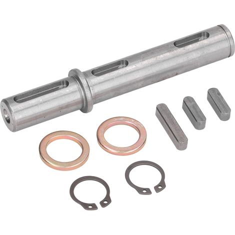 Abtriebswelle, Durchmesser 18 mm (0,71 Zoll), Länge 128 mm (5,04 Zoll) für Schneckengetriebe NMRV040 RV040 Nema34 Schrittmotor (1/5)