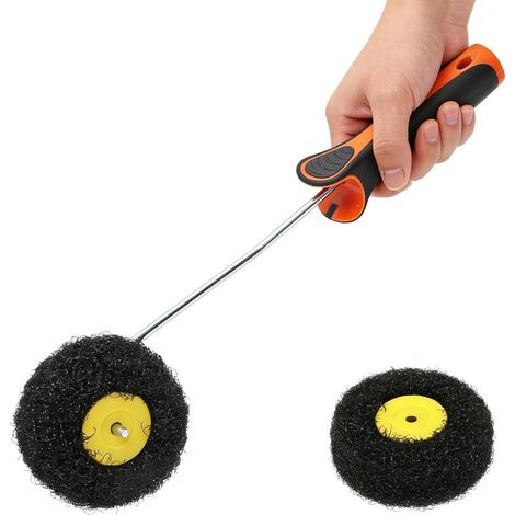 Rouleau à mastic, rouleau de mastic, 38 cm, rouleau de revêtement pour mastic, rouleau spécial pour mastic, rouleau en nylon (1/5)
