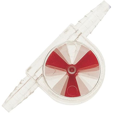 Bürkle SAN - Indicatore di flusso per tubi interni da 6 mm a 11 mm, trasparente