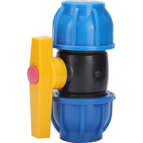 Raccord de tuyauterie d'eau en PE de haute qualité, adaptateur de vanne à bille rapide de remplacement 32 mm (1/2)