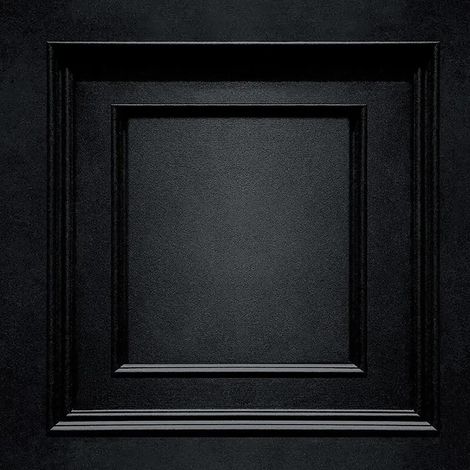 Amara Wood Panel Effect Wallpaper Belgravia Textured Vinyl Black Metallic (1/4)