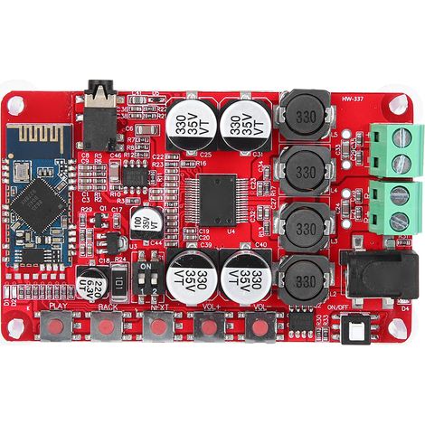 Module Amplificateur Audio Numérique TDA7492P Récepteur Stéréo Puissance Composants Électroniques Bluetooth 4.0 Sans Fil (1/5)