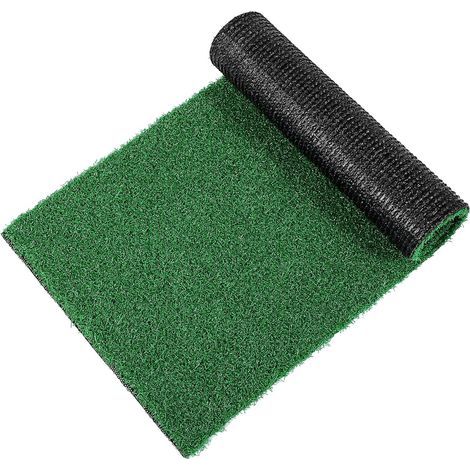 1 Tapis Gazon Artificiel Plastique Vert Pour Aquarium Plateforme Tortue Décoration (1/5)
