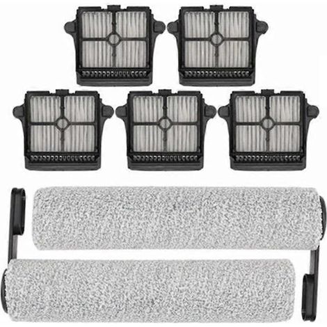 Ersatzteile für Tineco Floor ONE S6/S6 Extreme Pro Akku-Nass- und Trockensauger: rotierende Bürste und HEPA-Filter (7 Stück). (1/5)