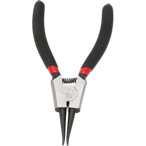Außenliegende gerade Sicherungsringzange aus Kohlenstoffstahl mit Gummikern, Multifunktions-Sicherungsringzange SK‑112‑5D 125 mm 1,4 mm (1/5)