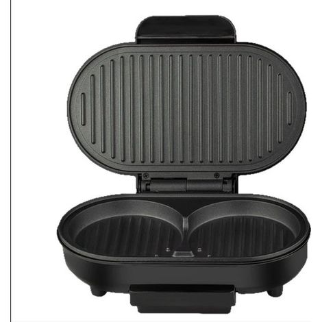Olla doble para tortillas con placas antiadherentes，cocedor de huevos doble，potencia de 850 W (1/5)
