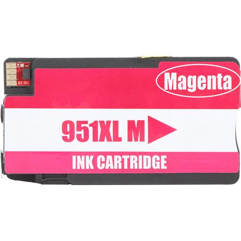 Cartouche d'encre rouge pour imprimante HP 951XL 8610 8600 251dw 276 8620 (fournitures d'encre pour bureau et école)