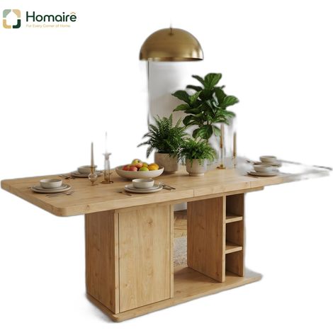 Esstisch Eiche en MDF 180 x 80 x 75 cm HOMAIRE (1/5)