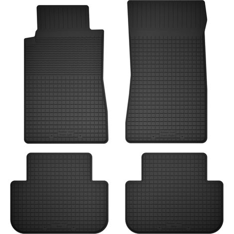 Tapis de sol en caoutchouc, lot de 4, universels pour : Mercedes CL W140 coupé (1991-1998)