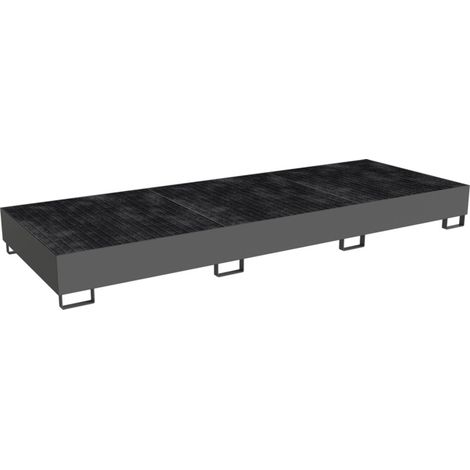Bauer Südlohn Bac à étagère RW-GR 3600-3, peint, gris souris