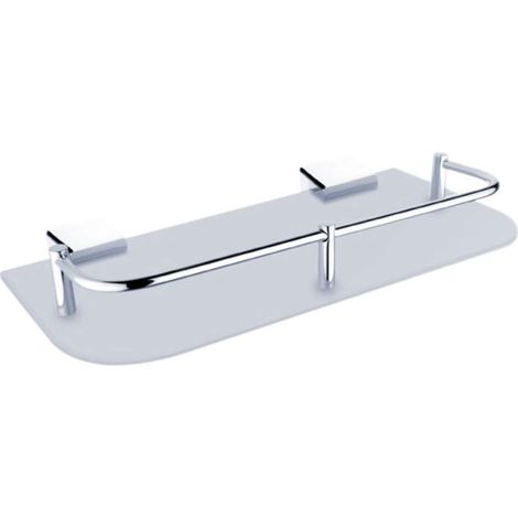 Nimco Kibo - Balda, longitud 30 cm, cristal esmerilado/cromo Ki 14091AX-30-26 (1/2)