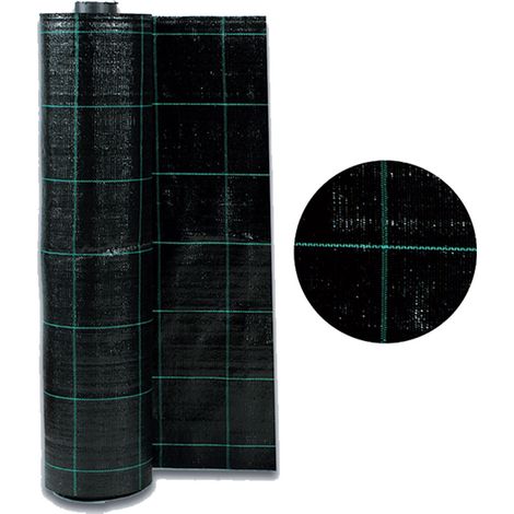 TELO PER PACCIAMATURA H. cm 105 x 100 mt - nero - LIF