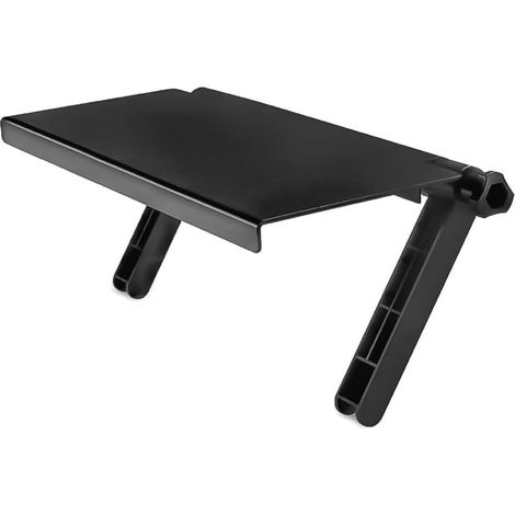 1 Étagère supérieure,Support réglable téléviseur,Structure double,Rangement routeur,Bureau maison