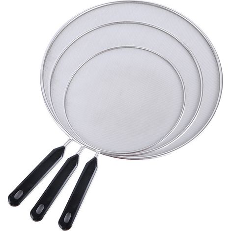 Pièces Couvercle Anti Eclaboussure Cuisine Acier Inoxydable, Couvercle Anti Projection, 33cm/25cm/29cm pour Une Variété de Poêles à (1/5)