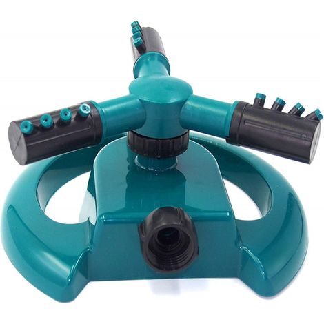 Arroseur rotatif automatique à 360° pour pelouses et jardins, grand outil d'irrigation extérieur en forme de trident (1/5)