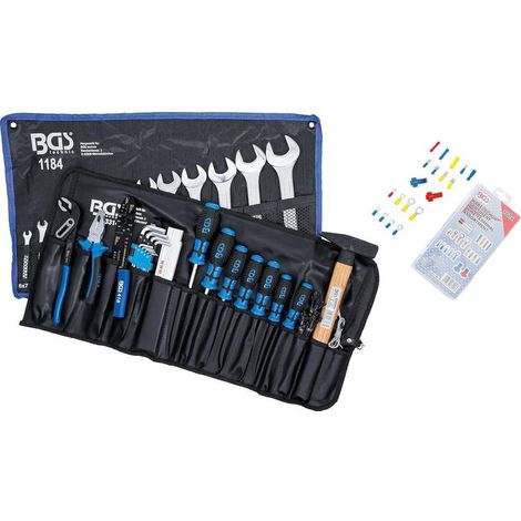 Trousse à Outils 270 pcs - Large 31,8 cm, H. 23 cm, Prof. 41,2 cm - Complète et Polyvalente, Acier - D-Work